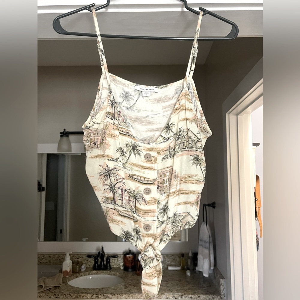 Size small American eagle cropped tank top